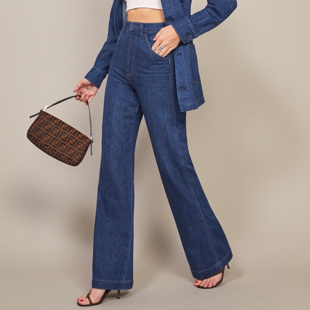 Reformation Trouser Jean in Indigo